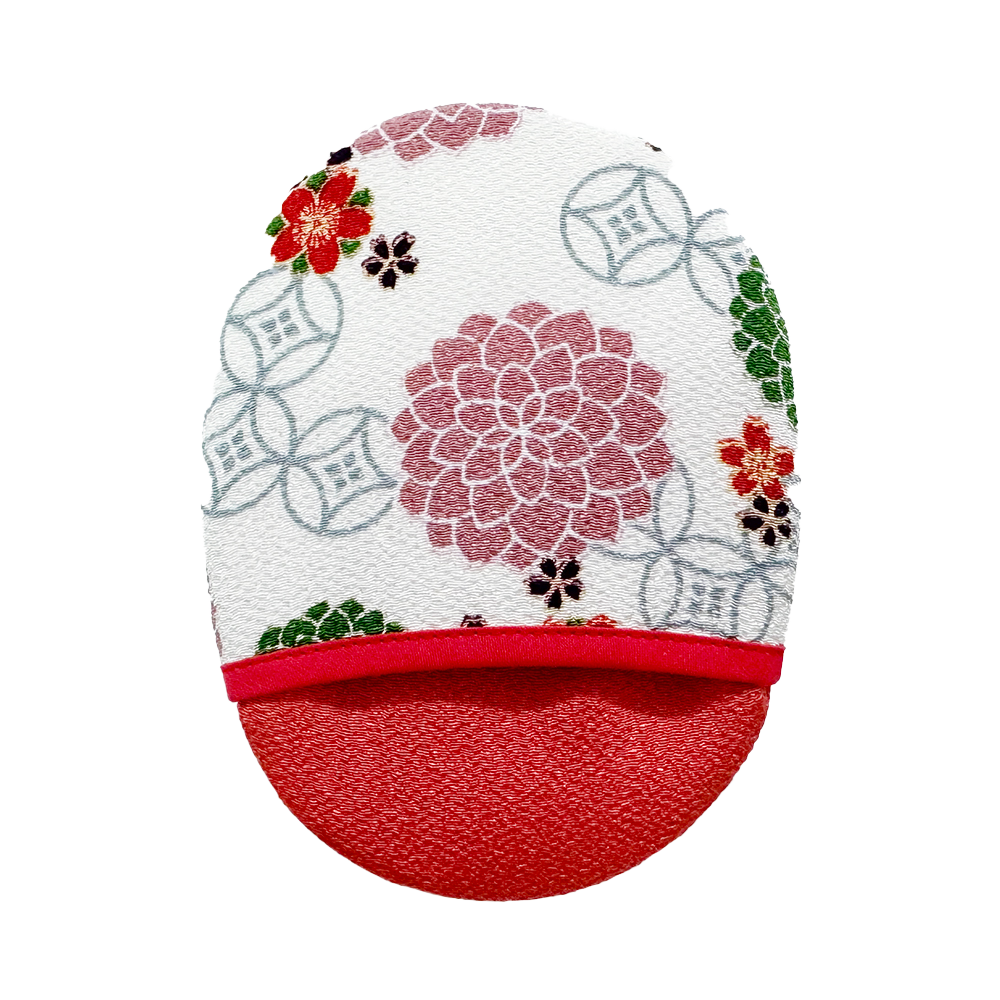 絹羽二重珠の肌パフ