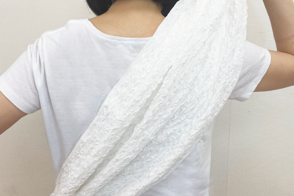 マシュマロしるくボディタオル（一重）