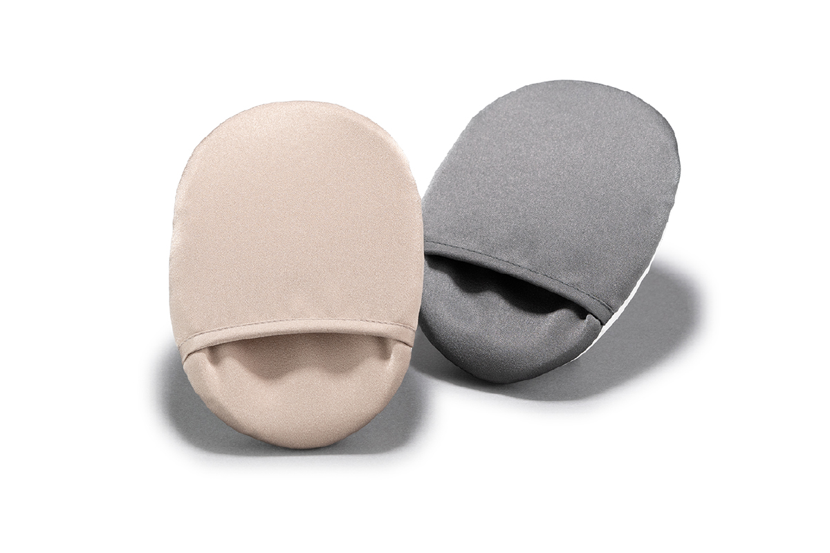 絹羽二重　珠の肌パフ　カラー